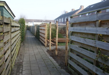 Aanleg natuurlijke schuttingen Zuidhorn - Foto 1